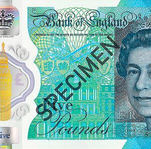 Queen Elizabeth II bank notes