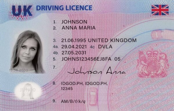 UK Driver's License