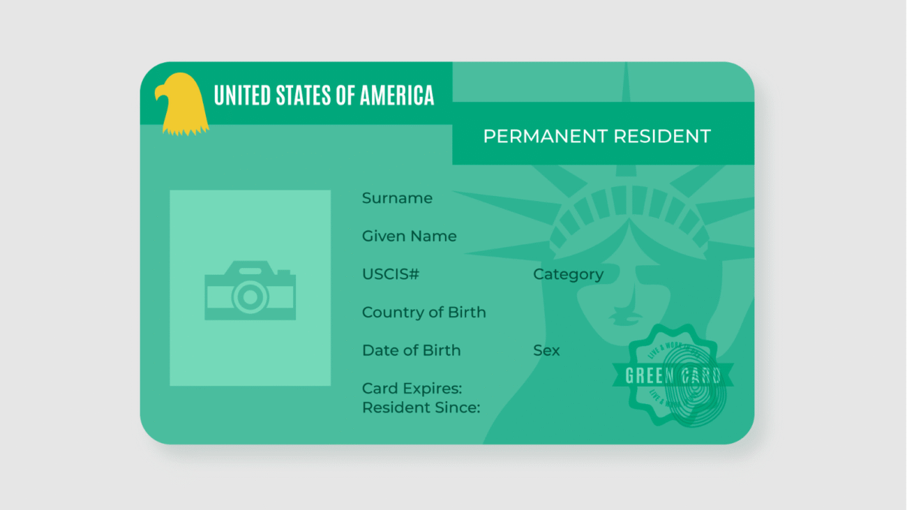 Fake USA Green Card